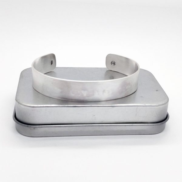 Brushed Finish Sterling Silver Cuff