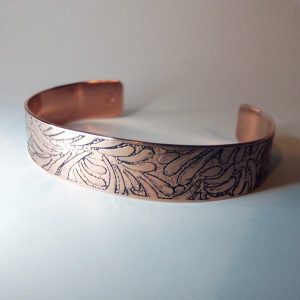Etched Copper Cuff
