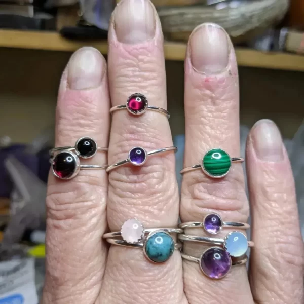 Stacker Gemstone Rings