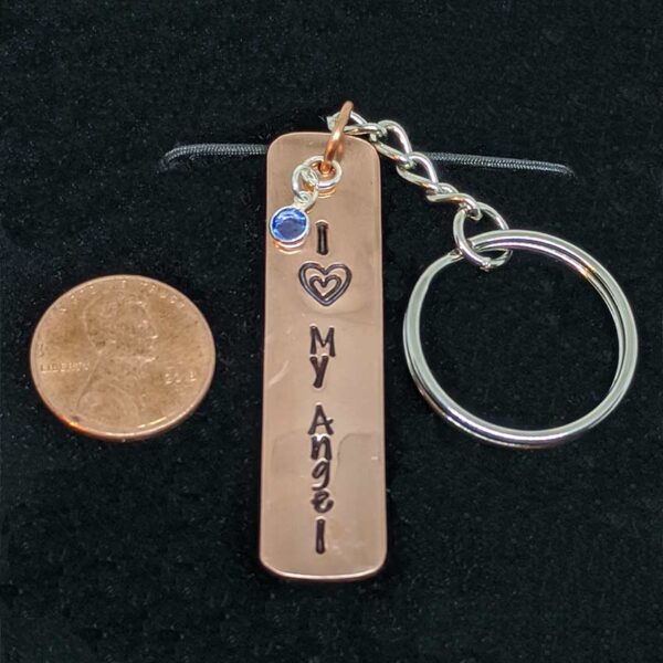 Angelman Syndrome "I love my Angel" keychain.